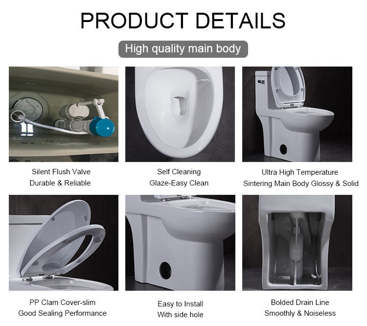 Luxury Bathrooms Toilets Floor Mounted Wc Watersense Certified Toilets