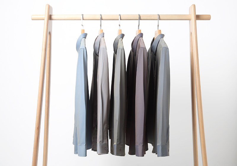Formal Men's Plus Size Shirt with Viscose Lining and Long Sleeves in Polyester Cotton