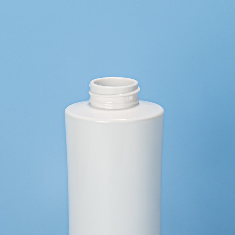 350ml 400ml 500ml OEM round shape plastic salon shampoo airless body pump packaging plastic bottles