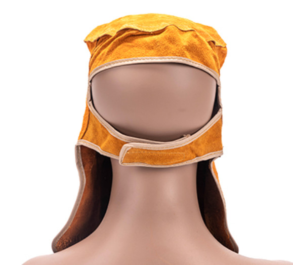Head Mounted Cowhide Leather Welding Protection Welding Helmet