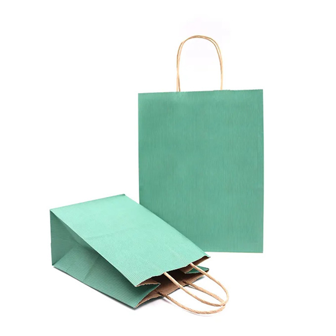 Kraft Paper Takeaway Tote Bag Baking Pastry Milk Tea Shopping Gift Paper Bag