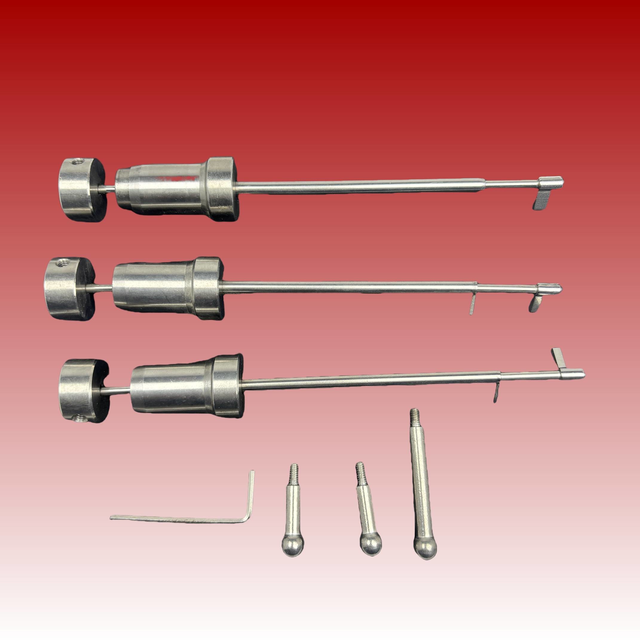 2 Pcs Locksmithing Tools Portable Safe Lock Pick Set Customized