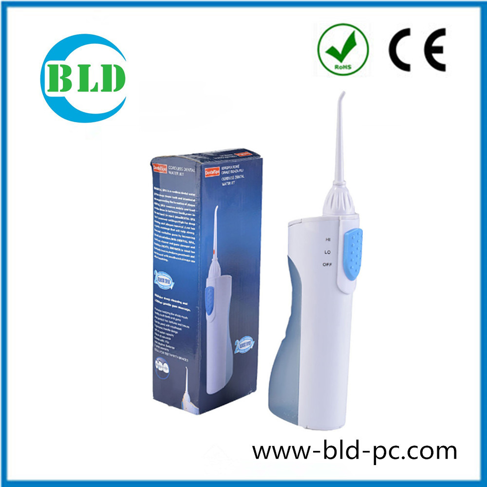 Lowest price Portable Battery powered Dental Flosser Oral Hygiene Irrigator Water Jet Teeth Cleaner