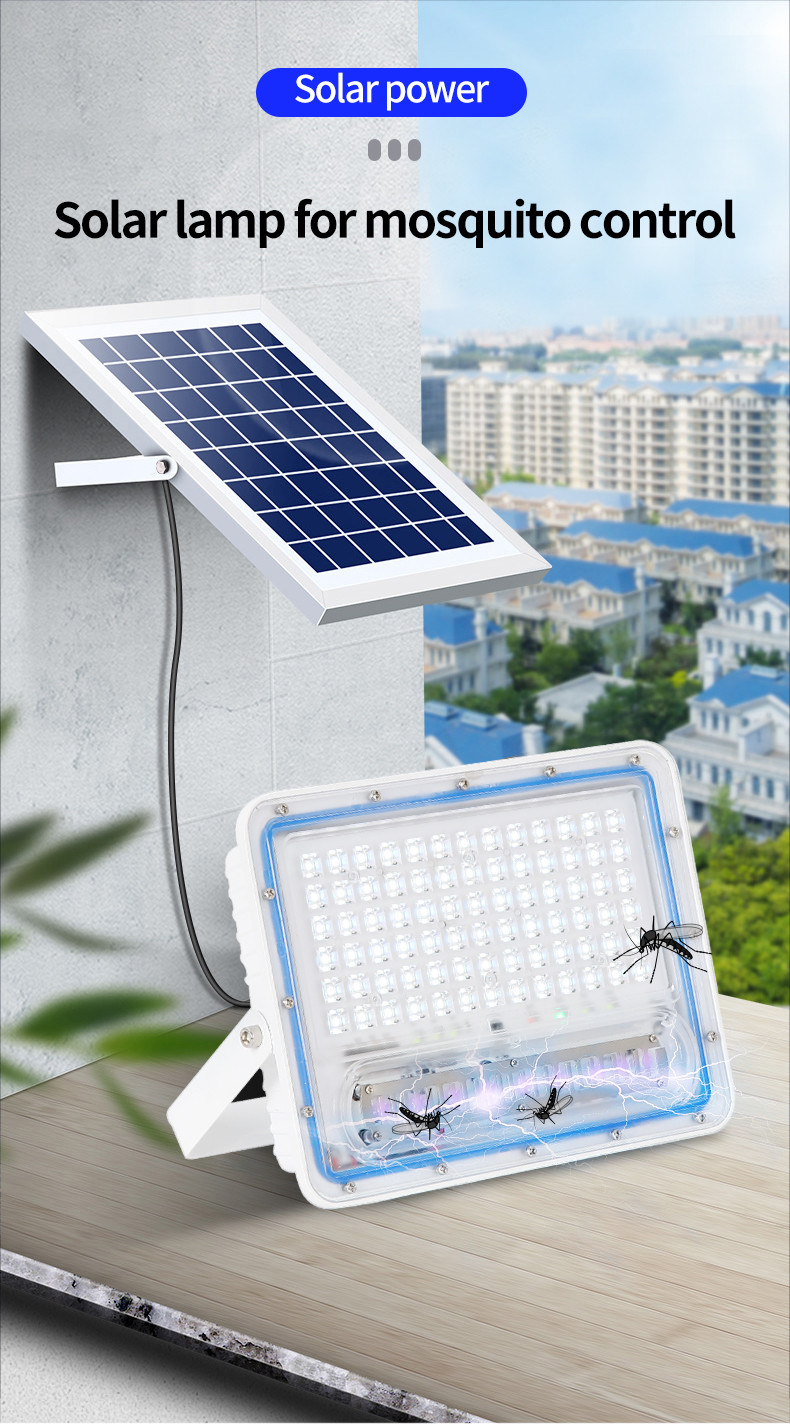 Outdoor Led Solar Mosquito Lamp Insect Repellent Solar Lights 50W 190x153x50mm