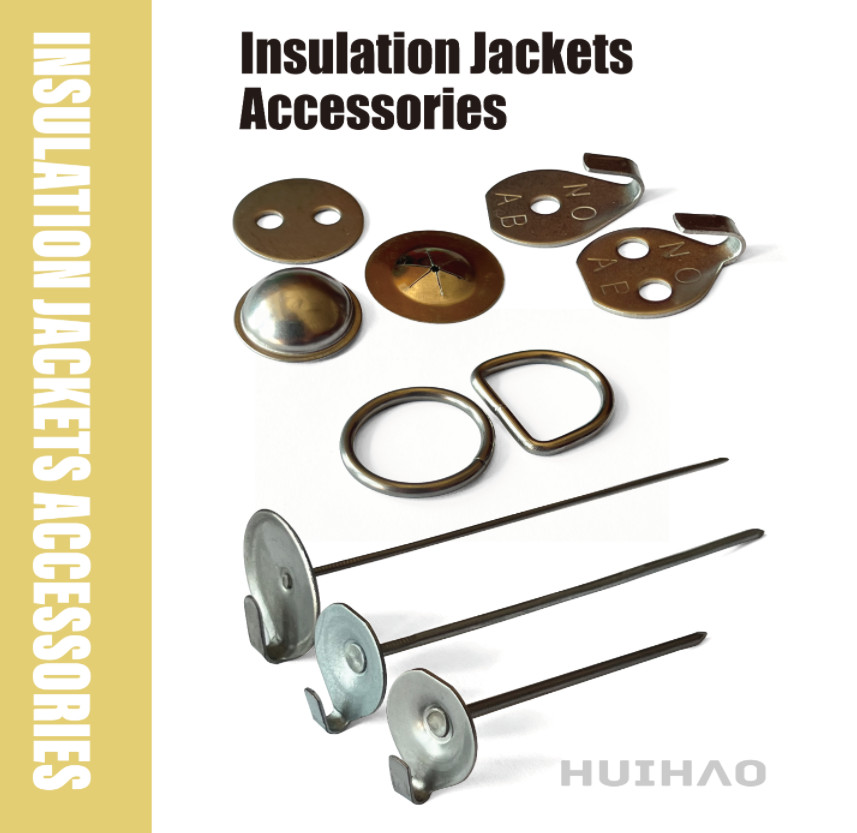 Metal Insulation Fasteners , Stainless Steel Lacing Anchors 2.5" long x 14 Gauge