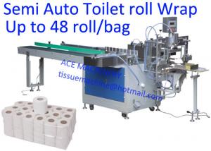 Buy cheap CE 48 Rolls / Bag Toilet Paper Packaging Machine product