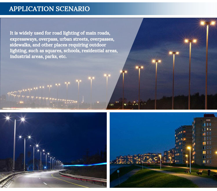 Surge Protection Street Light Lamp 100W Led Road Lights For Public Lighting
