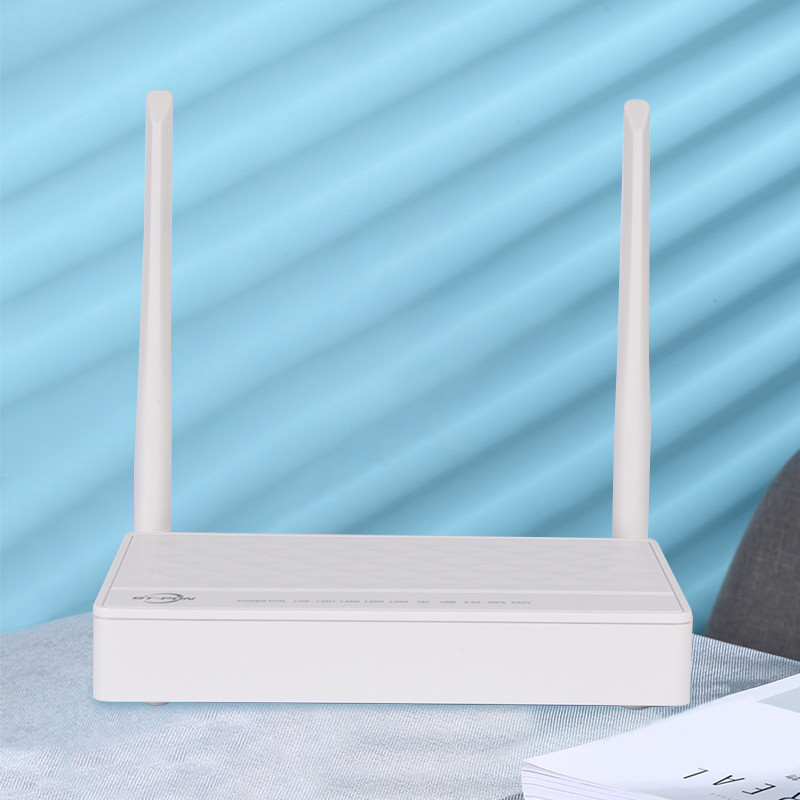 Fttx Network 4 Port Epon Gpon Onu Catv Tel Xpon Ont Modem