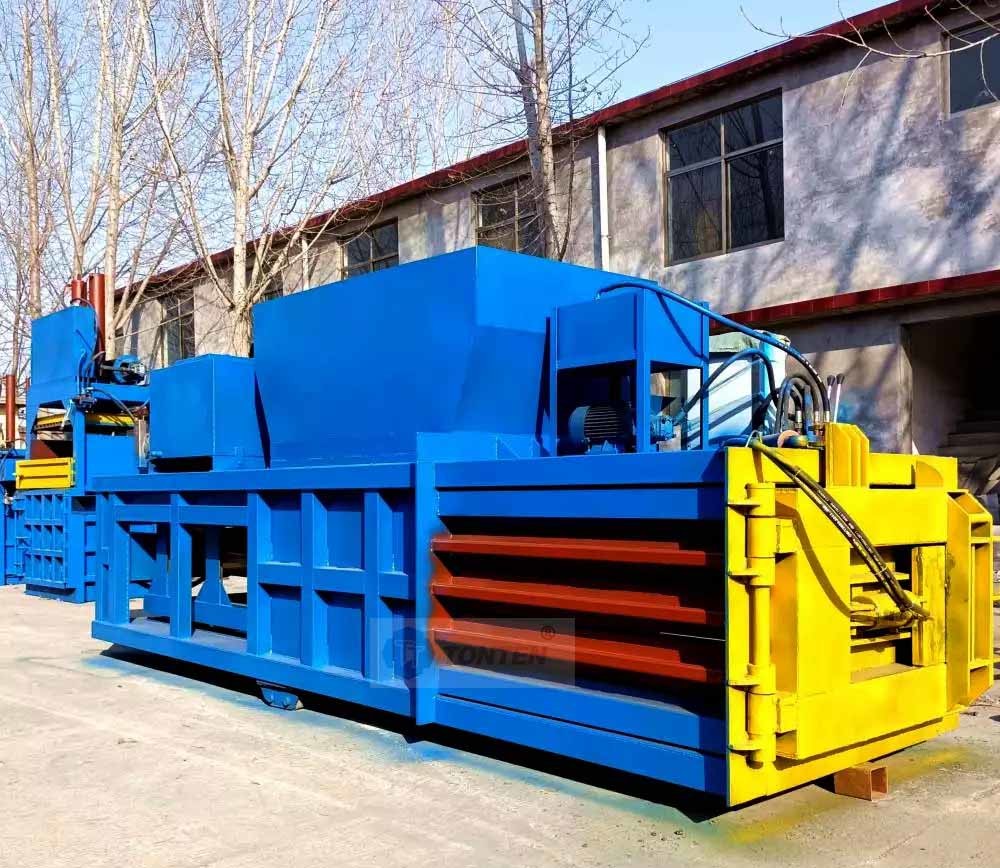 Aluminium Can Paper Packing Hydraulic Baler Machine Metal Compressor