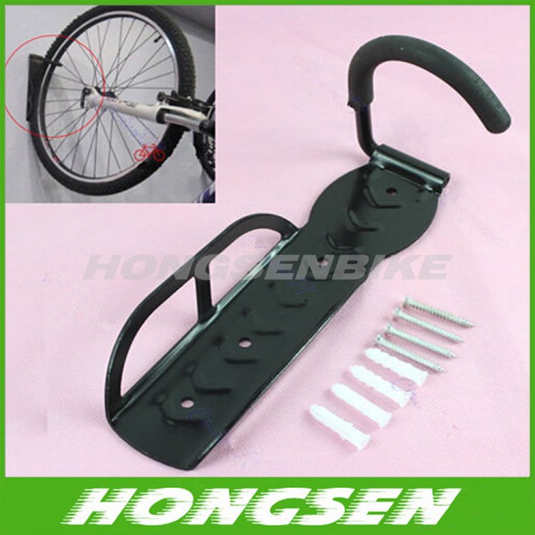 Hook for bicycle parts and wall hooks for bicycle display hanger