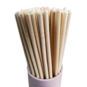 Paper Sleeve Packing Disposable Round Chopsticks with 100% Natural Moso Bamboo