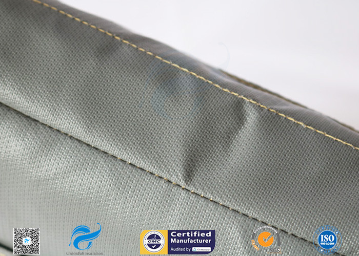 40mm Thick High Temp. 400℃ Flexible Insulation Gray Jacket For Gate Valve Pipe Line