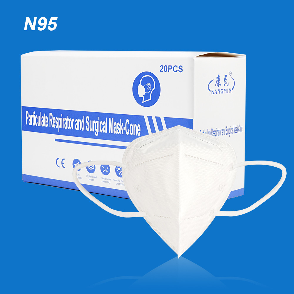 Earloop Type N95 Mask Anti Dust Pm2.5 Non Woven 4 Layers N95 Mask Cover Disposable