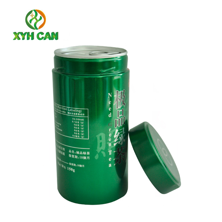 Tea Tin Can Airtight Empty Screw Top Tin Recyclable Large Empty Tin Can for Tea Packaging