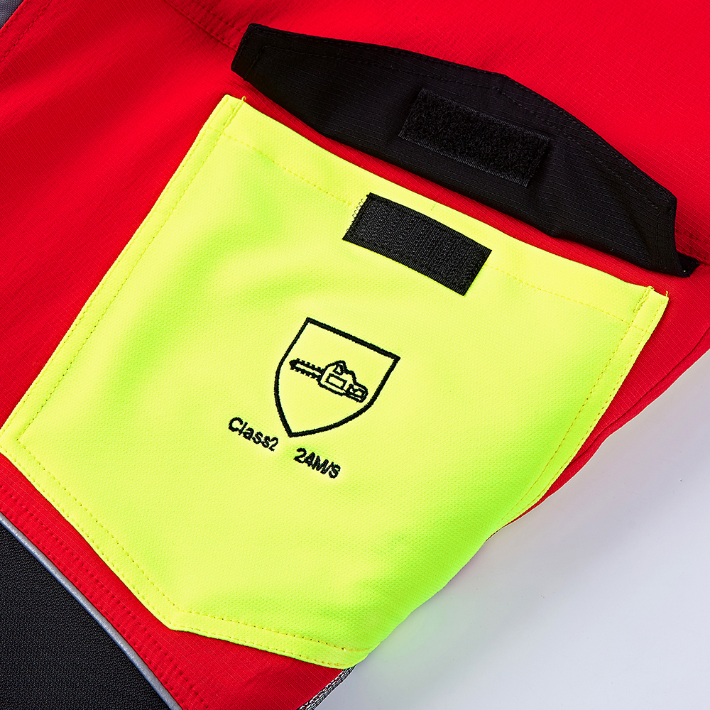 Multi Layer Nylon Fabric Chainsaw Protective Clothing Breathable , Chainsaw Jacket , Cut Protection Chainsaw Chaps