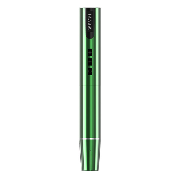 Wireless Makeup Tattoo Machine Semi Permanent Green Color With Coreless Motor