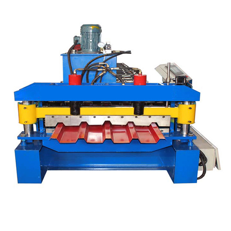 Customized 686 IBR Trapezoidal And 762 Corrugated Double Layer Roofing Sheet Making Machine For South Africa
