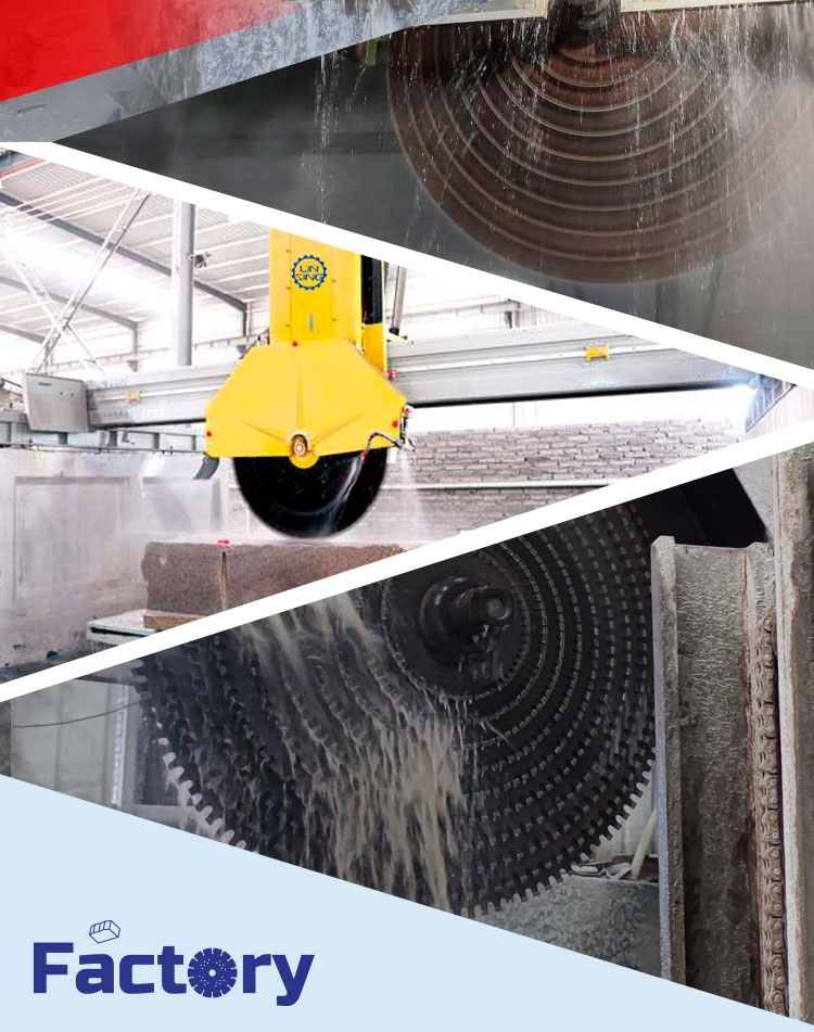 Multi Disc Granite Stone Cutting Machines for Precise Cutting of Granite Slabs in India