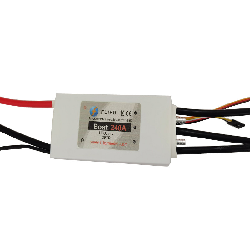 OPTO BEC Mosfet RC Boat ESC HV 16S 240A With Program Software