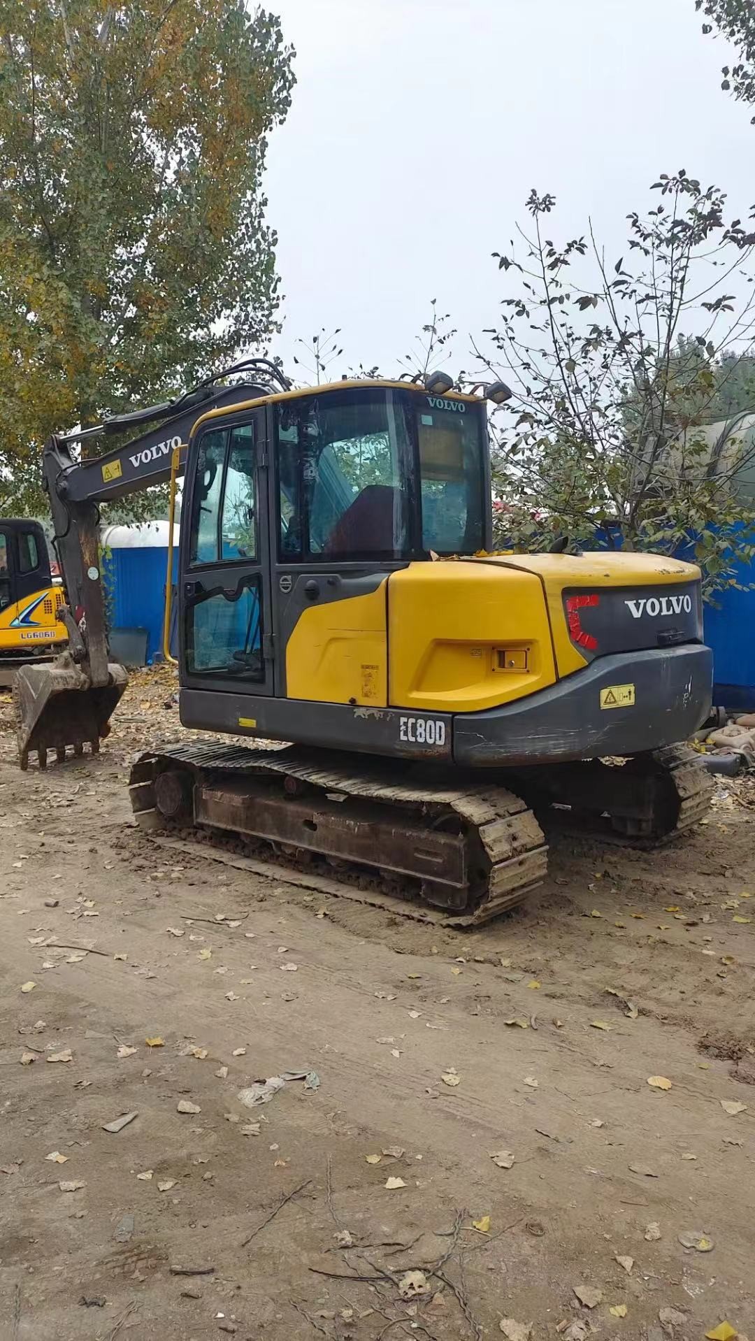 Used Volvo EC80D Hydraulic Mini Excavators 0.34m3 Bucket