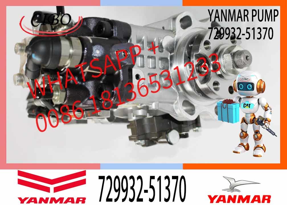 Diesel Injection Fuel Pump Assy 729932-51370 729974-51400 729939-51320 For YANMAR 4TNV94 4TNV98 Engine