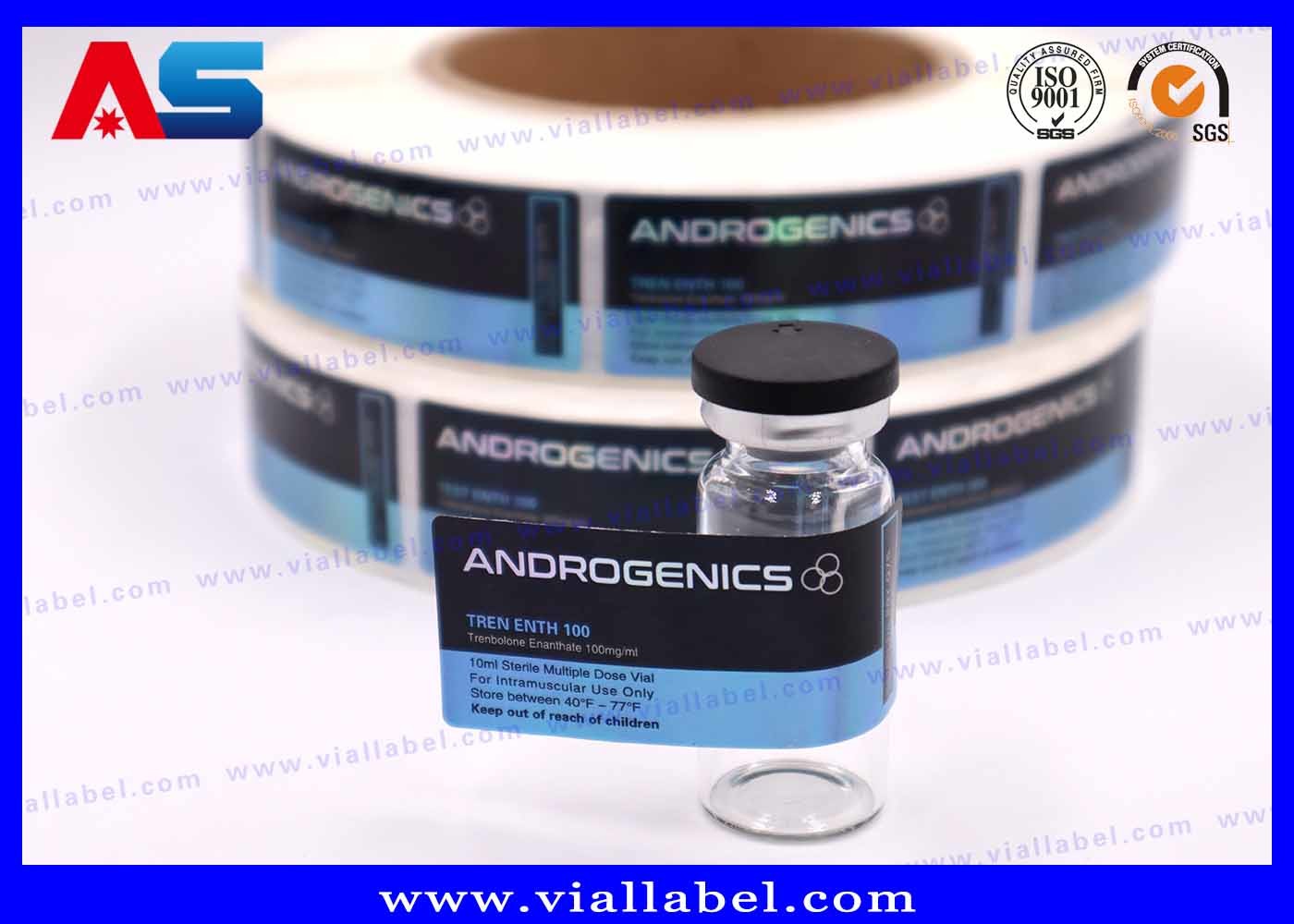 Laser Hologram Printing 30ml Dropper Bottle Labels And Boxes For Essential Oil