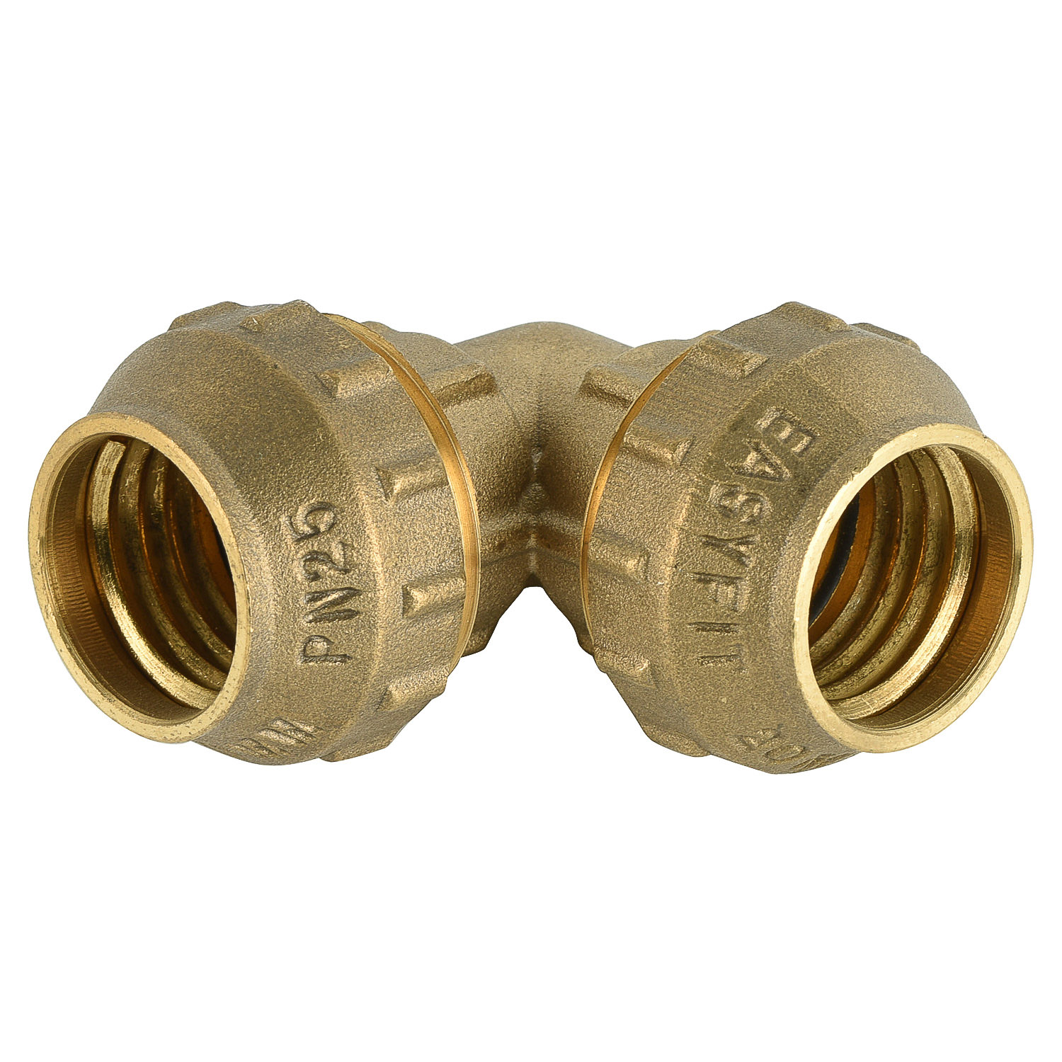 Brass compression female tee fittings for PE pipe plumbing fittings PE fittings Plumbing Materials