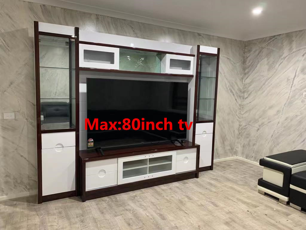 Living Room Armoire Antique Furniture MDF Panel Ashley TV Cabinet
