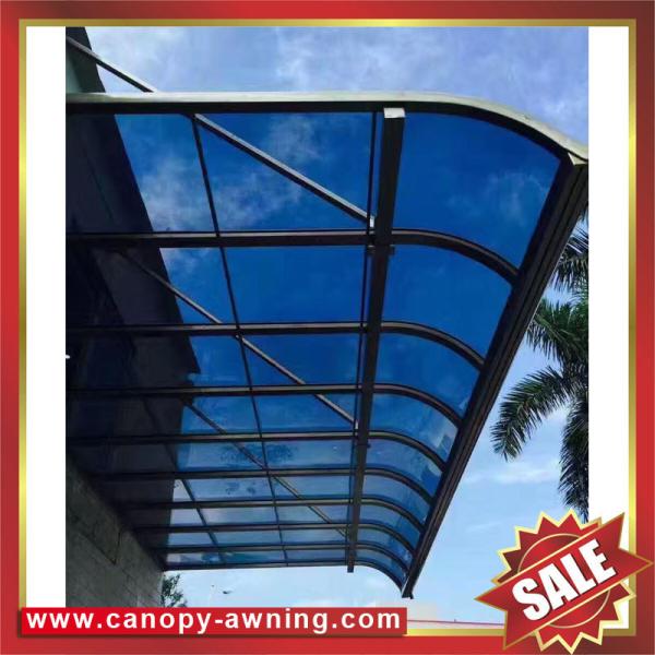 house alu aluminum aluminium pc polycarbonate awning canopy shelter cover