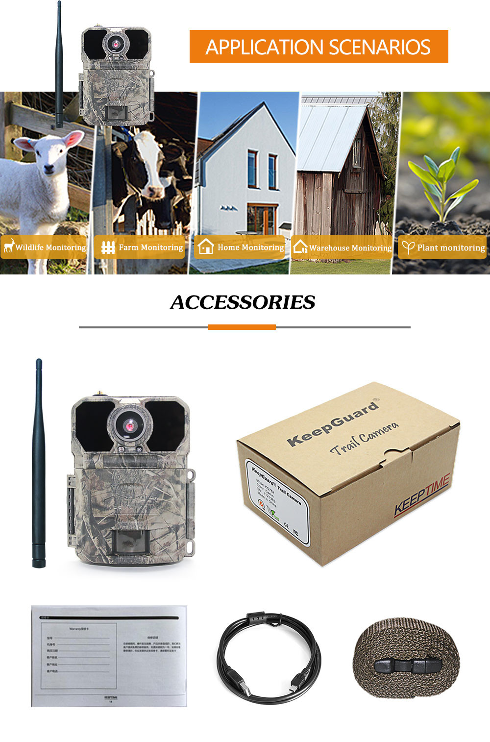 100% Wireless 4G Trail Camera With Free Android And IOS APP Control
