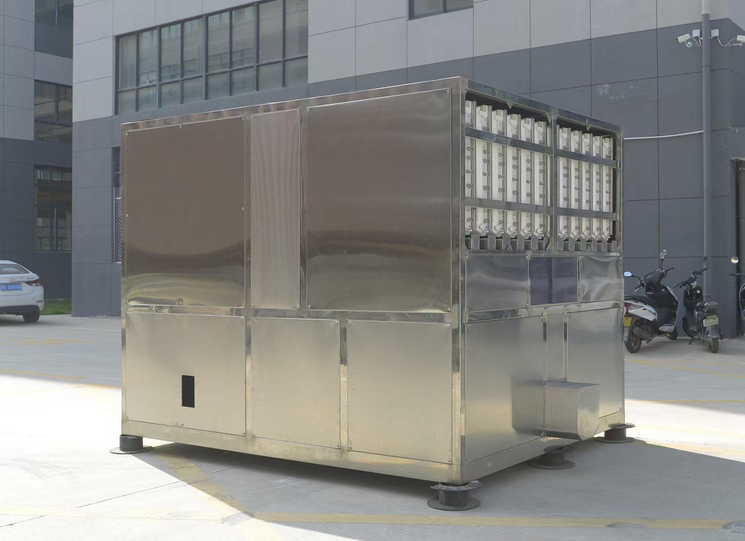 20.09KW Compressor Power Ice Machine for Commercial and Industrial 5 Tons 5000kg Big Ice Cube Block Maker