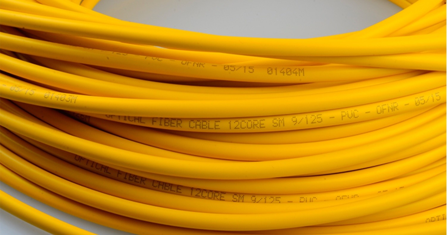 12 Core Distribution Loose Tube Fibre Optic Cable Indoor Single Fiber Armored