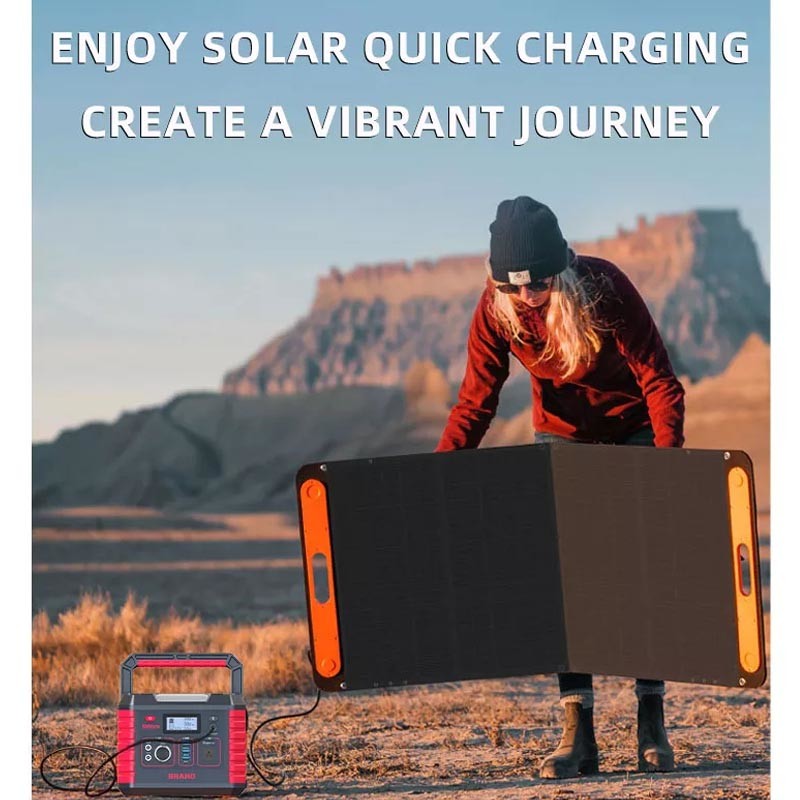330Wh Portable Solar Panel 2000W Rechargeable Emergency Generator