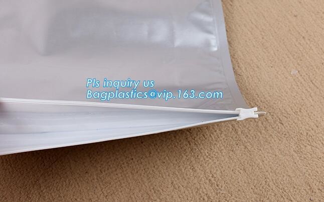 FDA Grade High Barrier Aluminum Foil Side Gusset Quad Sealed Customized Pet Dog Food Packing Bags, slider zipper lock ba