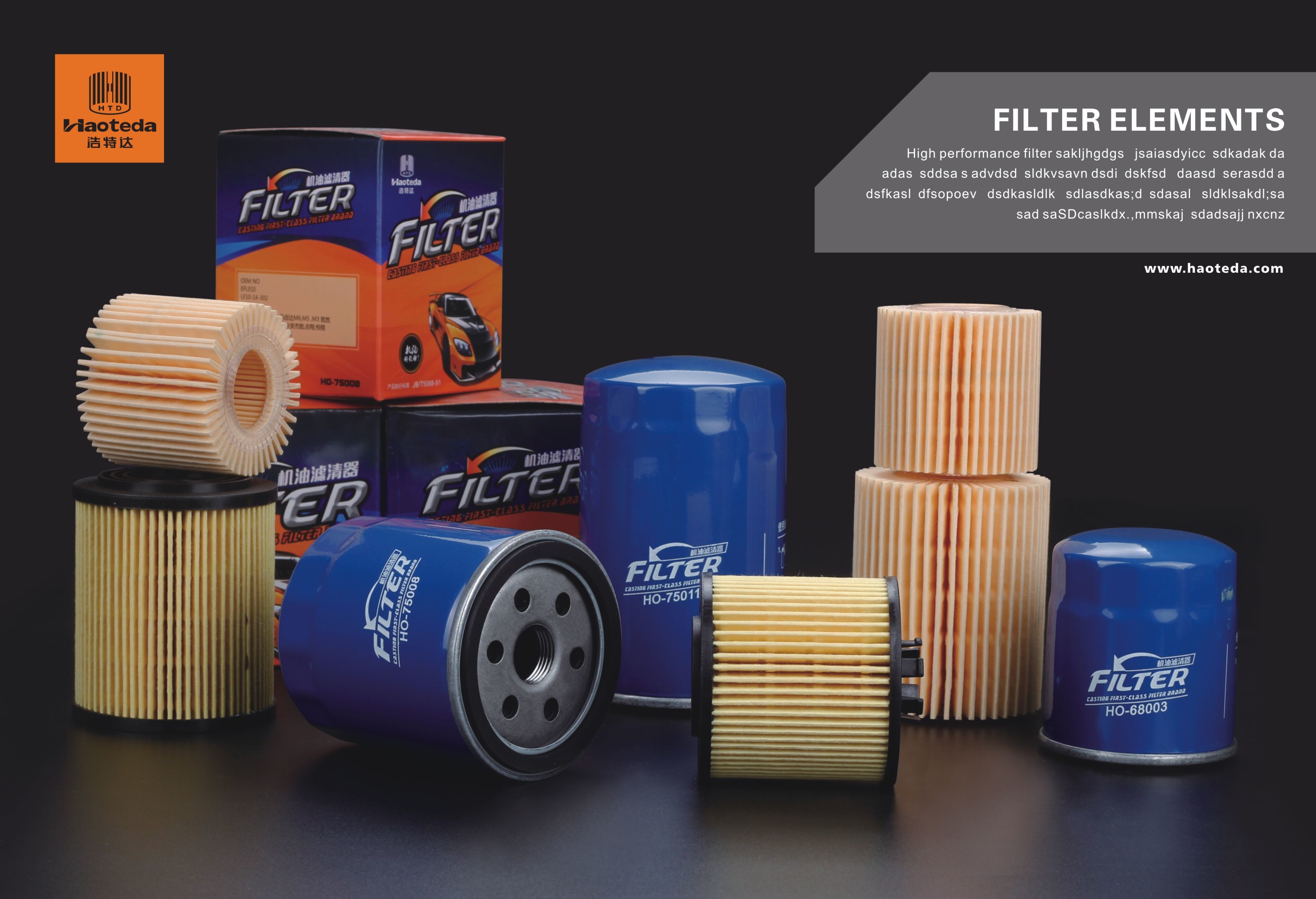 OEM 059115562 Synthetic Oil Filters Impuries Removal For Volkswagen Audi