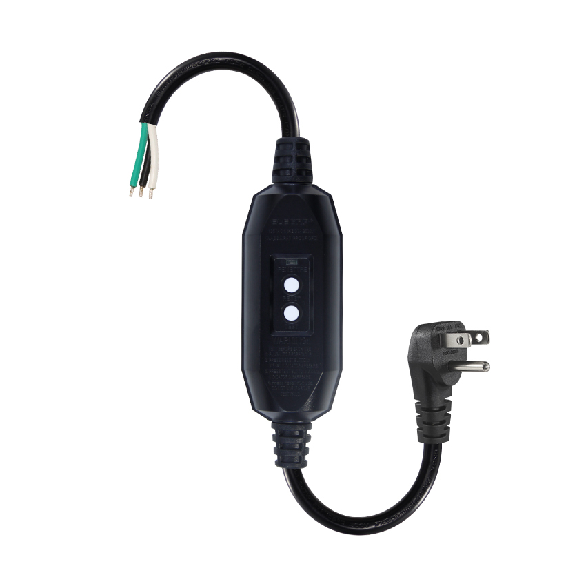 20 Amp Heavy Duty Automotive GFCI Plug NEMA 515P Male To 515R Female Extension Cord