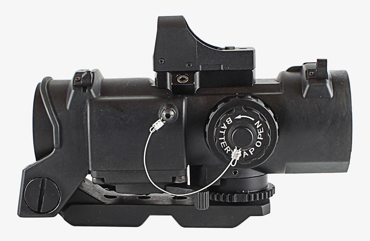 1 - 4 X 32F shockproof rifle Tactical Hunting Scope With Detachable Mini Red Dot Sight Weapons