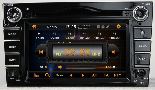 6.2 inch digital touch screen sat nav DVD auto Radio for Opel Corsa 2006-2011 Multimedia Car Stereo OCB-6220