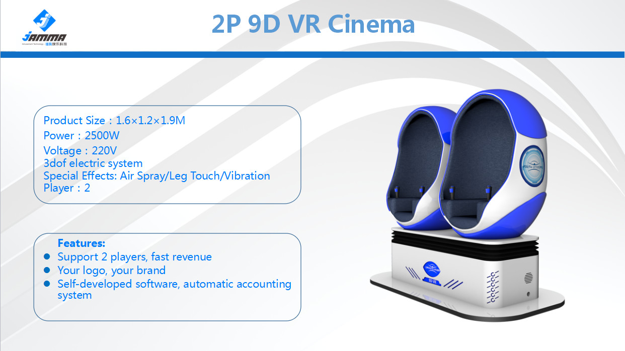 Interactive Virtual Reality Theme Park Custom Design Game Center Multiplayers
