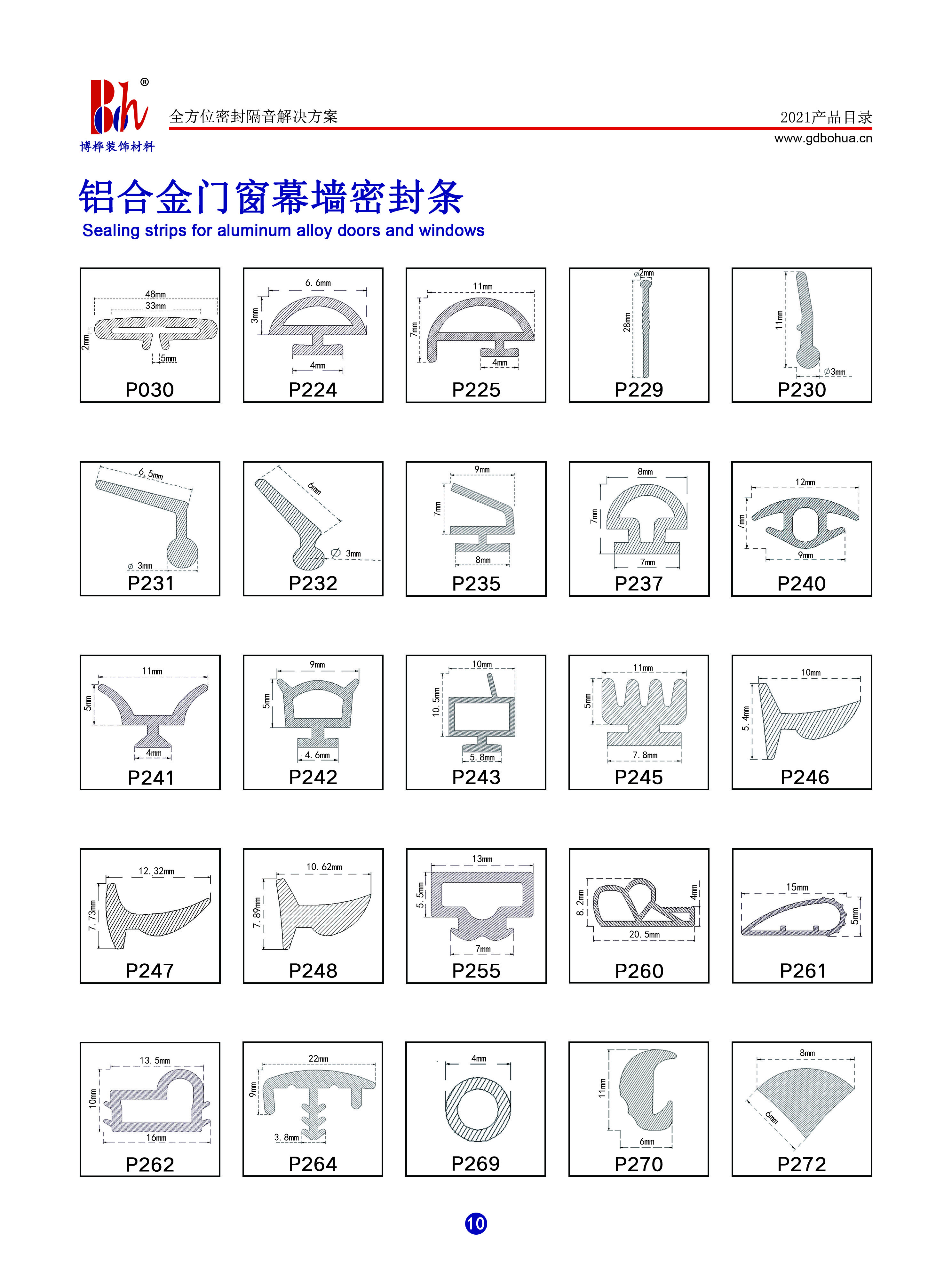 Soft Rubber PVC Weather Stripping For Wooden Skirting Board 7*4mm