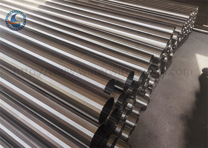 Stainless 316l Water Wire Screen Johnson Type Wraps Slot Filter Pipe