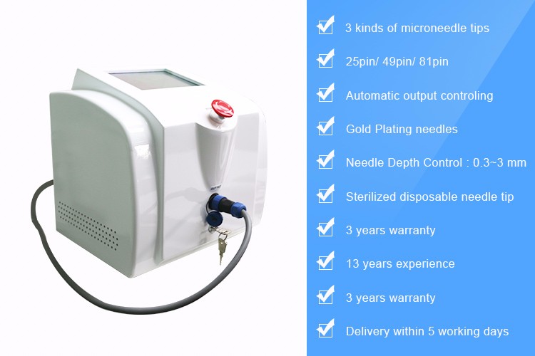 Hottest sale spa use fractional rf microneedle machine for skin rejuvenation
