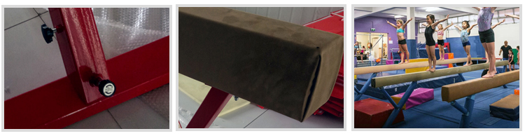 Customized Logo Availabled Home Gymnastics Training Equipment Adjustable Balance Beam
