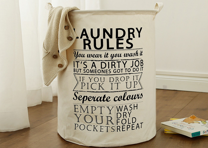 Puting Laundry basket storage bag toy large box customized army green