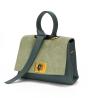 Buy cheap Two-tone Women Handbags Fashion Cowhide Tote Bags Genuine Cow Leather Bag from wholesalers