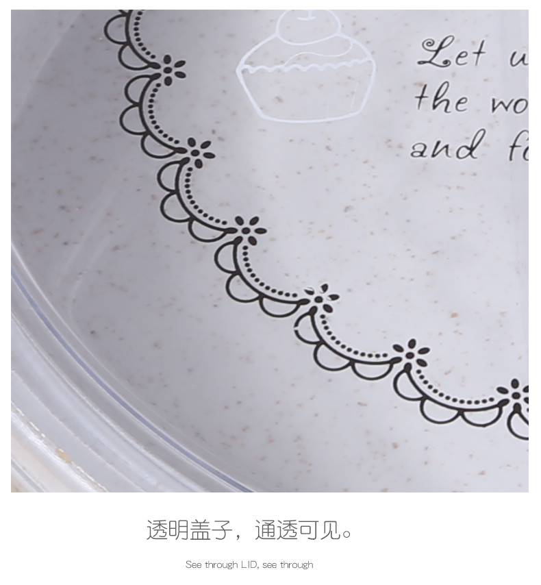 Childrens Thermal Insulated Plastic Lunch Box With Rice Crisper