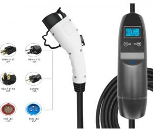 China SAE J1772 Portable EV Charger With 1-9 Hours Charging Speed Output Voltage 110V-450V on sale