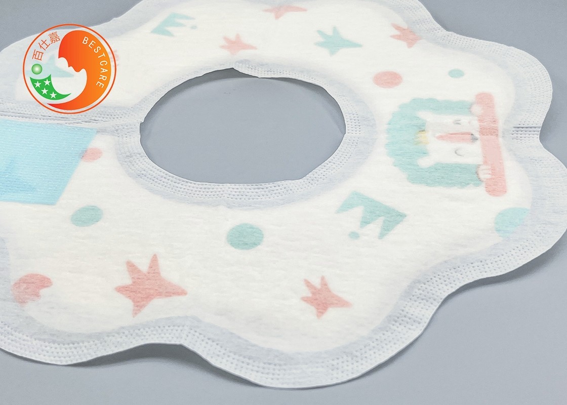 Waterproof Disposable Dribble Bibs Feeding Eco Friendly Dribble Proof Bibs
