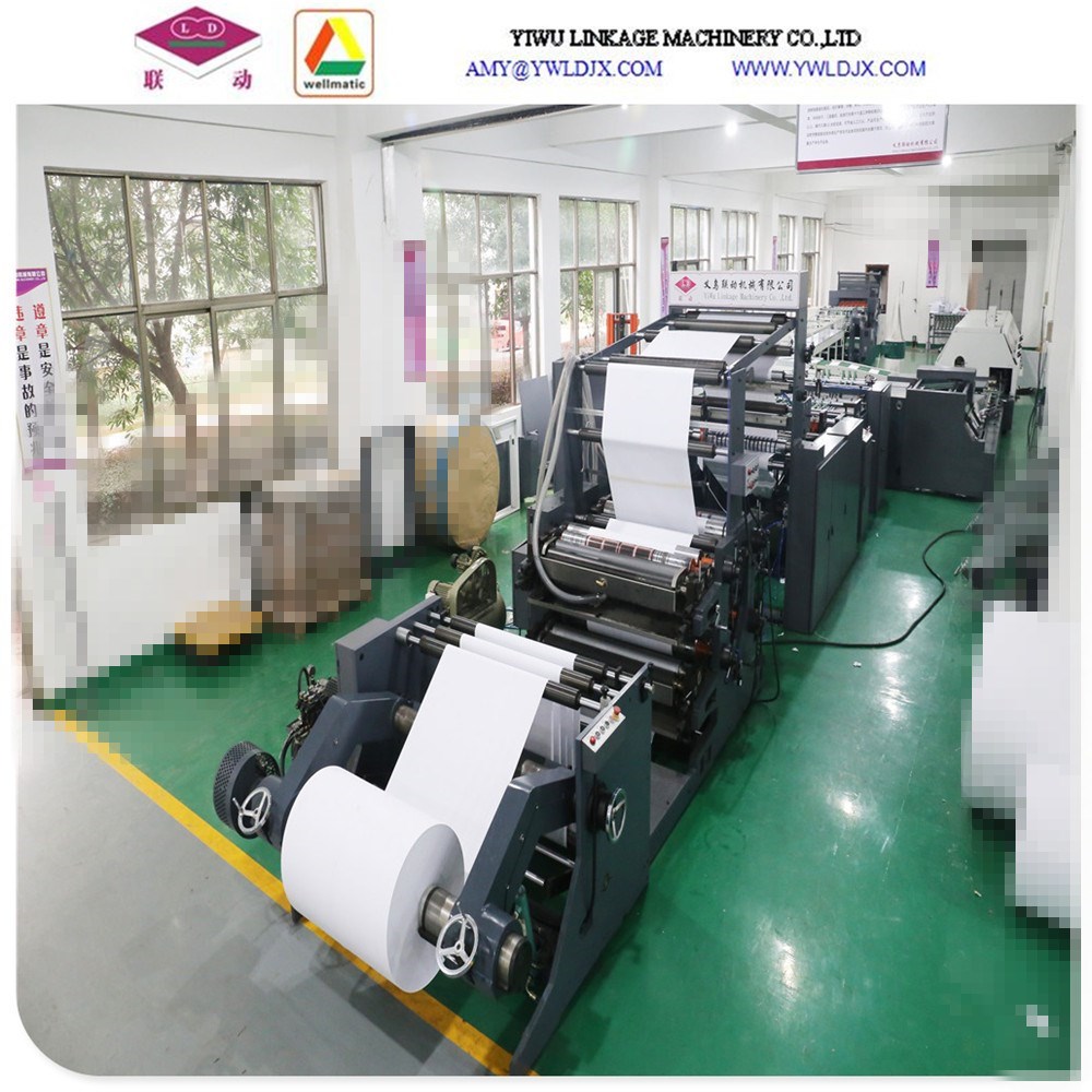Advanced Soft Cover Exercise Book Machine for Full Line Ruling Folding Cutting Binding All in One