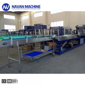Buy cheap Full Automatic Half-Tray Cans Bottles Film Heat Tunnel Shrink Wrapping Packing Machine product